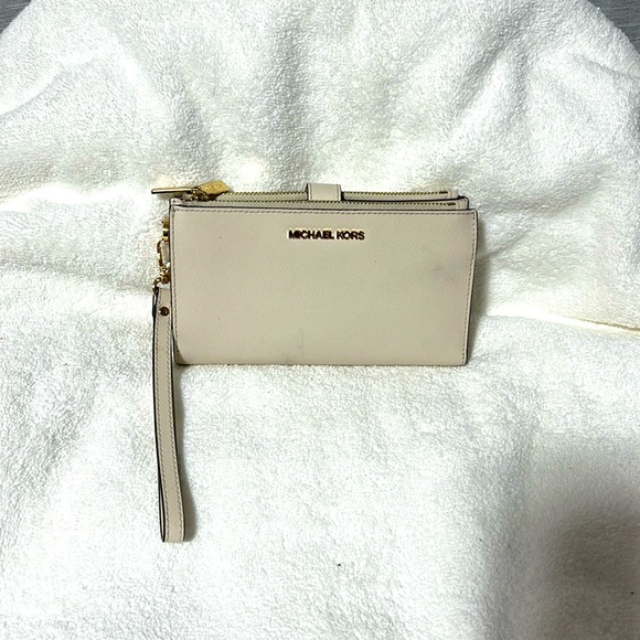 Michael Kors Jet Set Travel Double zipper wristlet - Picture 1 of 6